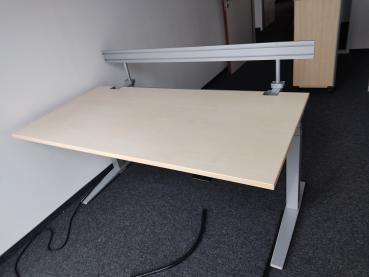 Schreibtisch höhenverstellbar 160 x 80 cm König und Neurath